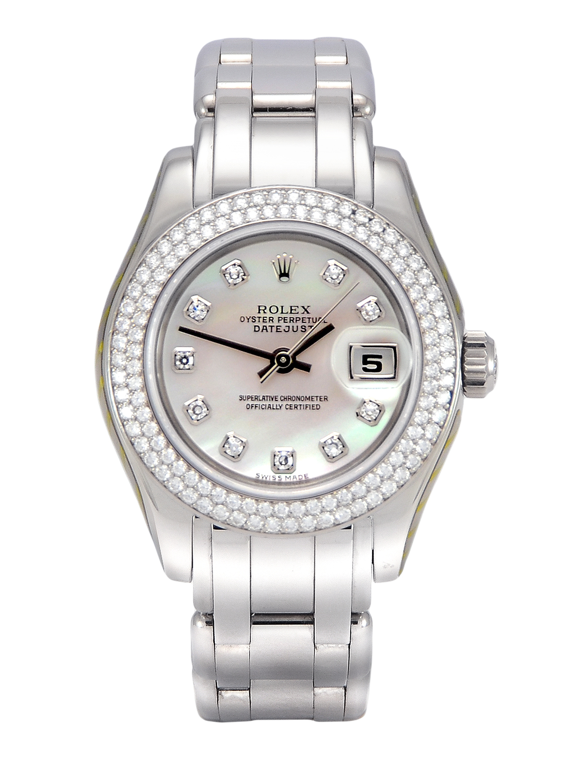 Buy Used Rolex Pearlmaster 80339 White 