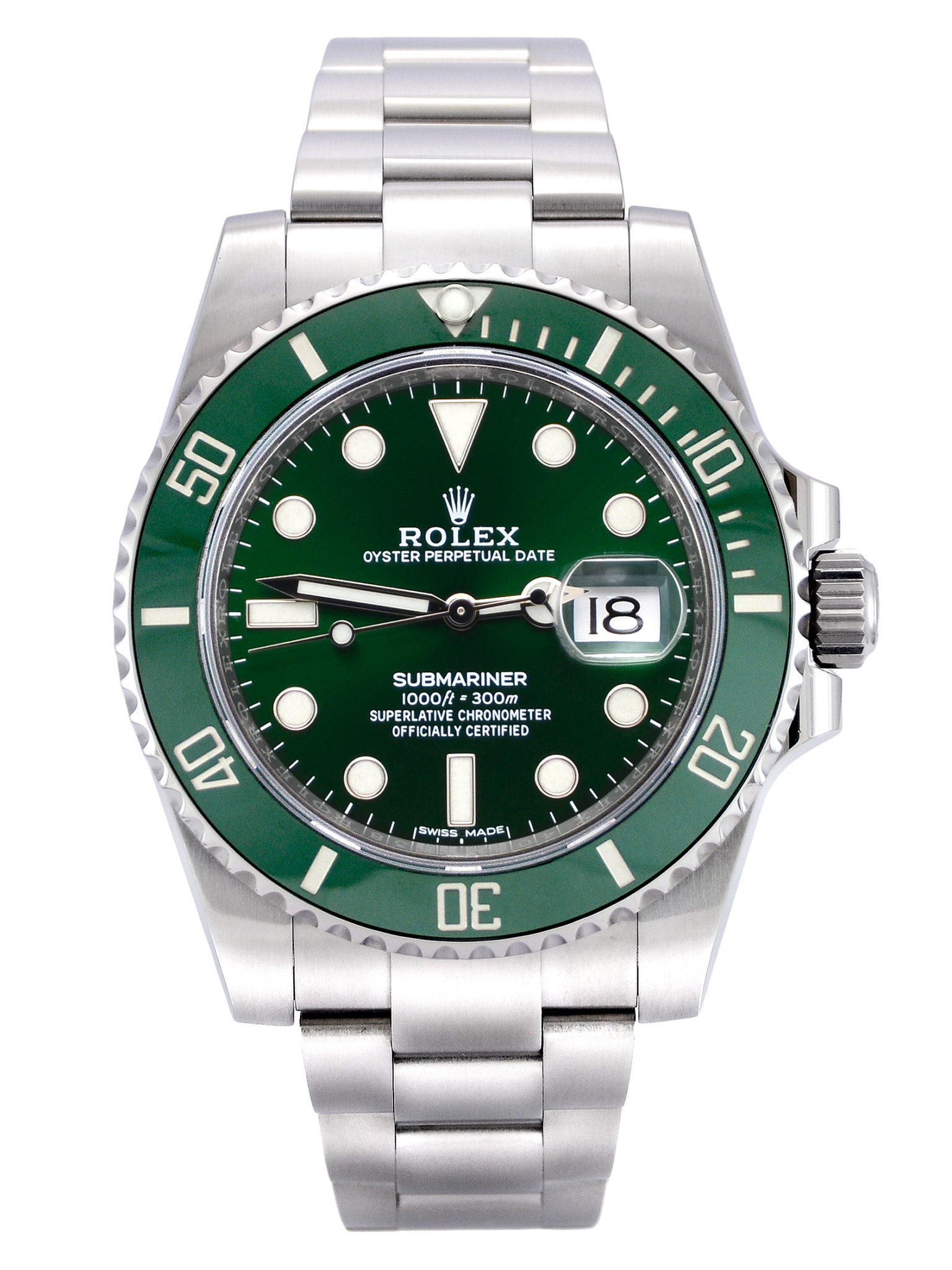 Rolex Oyster Perpetual Date Submariner 'Hulk' stainless steel