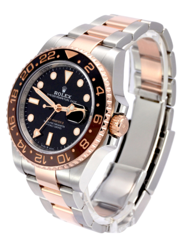 Image of a second hand Rolex GMT-Master II 126711CHNR "Root Beer"/"Rootbeer" in bimetal stainless steel & everose gold, first new in 2018 in the UK