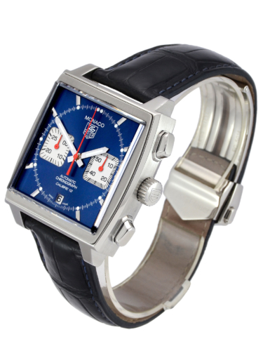 A side view image of a second hand TAG Heuer Monaco Calibre 12 CAW2111.FC6183