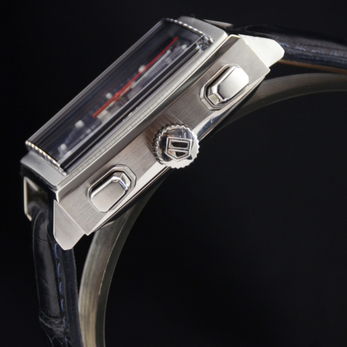 A detailed view image of a second hand TAG Heuer Monaco Calibre 12 CAW2111.FC6183
