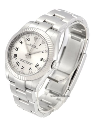 Rolex Oyster Perpetual 177234 SERVICED BY ROLEX 31mm Diamond Dot