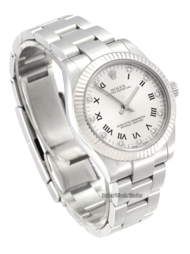 Rolex Oyster Perpetual 177234 SERVICED BY ROLEX 31mm Diamond Dot
