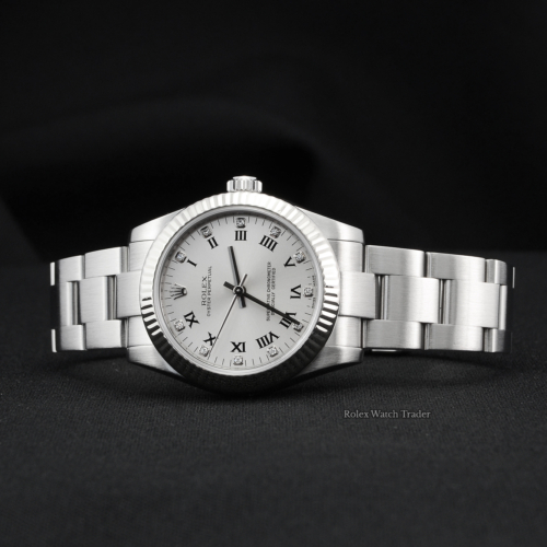 Rolex Oyster Perpetual 177234 SERVICED BY ROLEX 31mm Diamond Dot