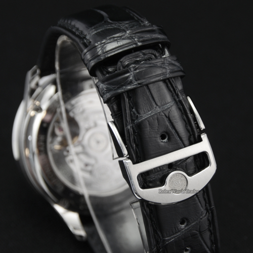 IWC Chronograph Portuguese IW371609 Black Dial Black Leather Strap