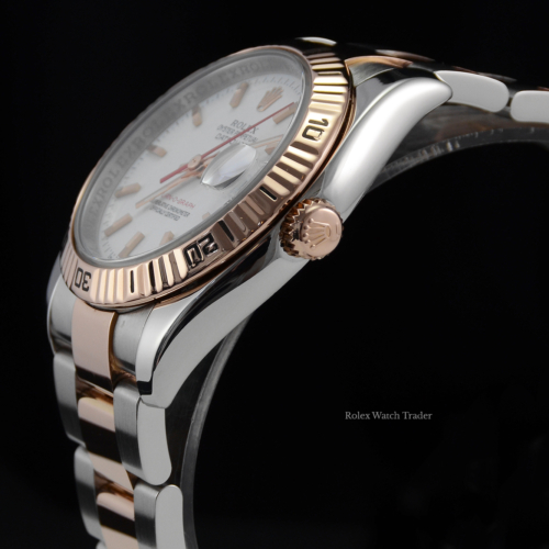 Rolex Datejust Turn-O-Graph 116261 Bimetal Rose Gold Red Date Watch Only Buy Pre-Owned Watch
