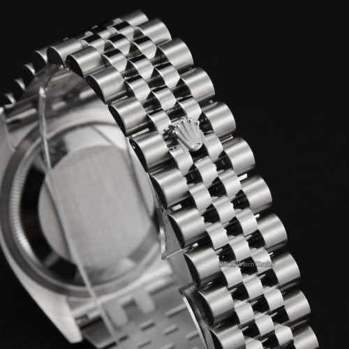 Rolex Datejust 116200 36mm Blue Baton Roulette Dial UK 2018