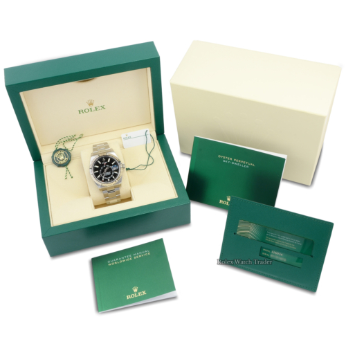 Rolex Sky-Dweller 326934 Black Dial 2020 July New Style Card