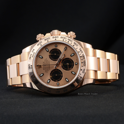 Rolex Daytona 116505 Rose Gold Rose Dial Second Hand Excellent Condition Box & Papers Available to Buy Today