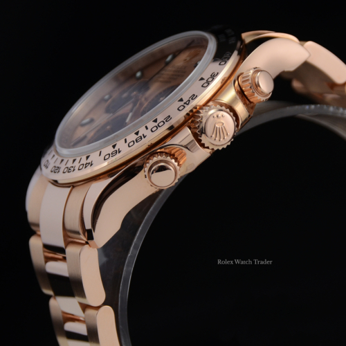 Rolex Daytona 116505 Rose Gold Rose Dial Second Hand Excellent Condition Box & Papers Available to Buy Today