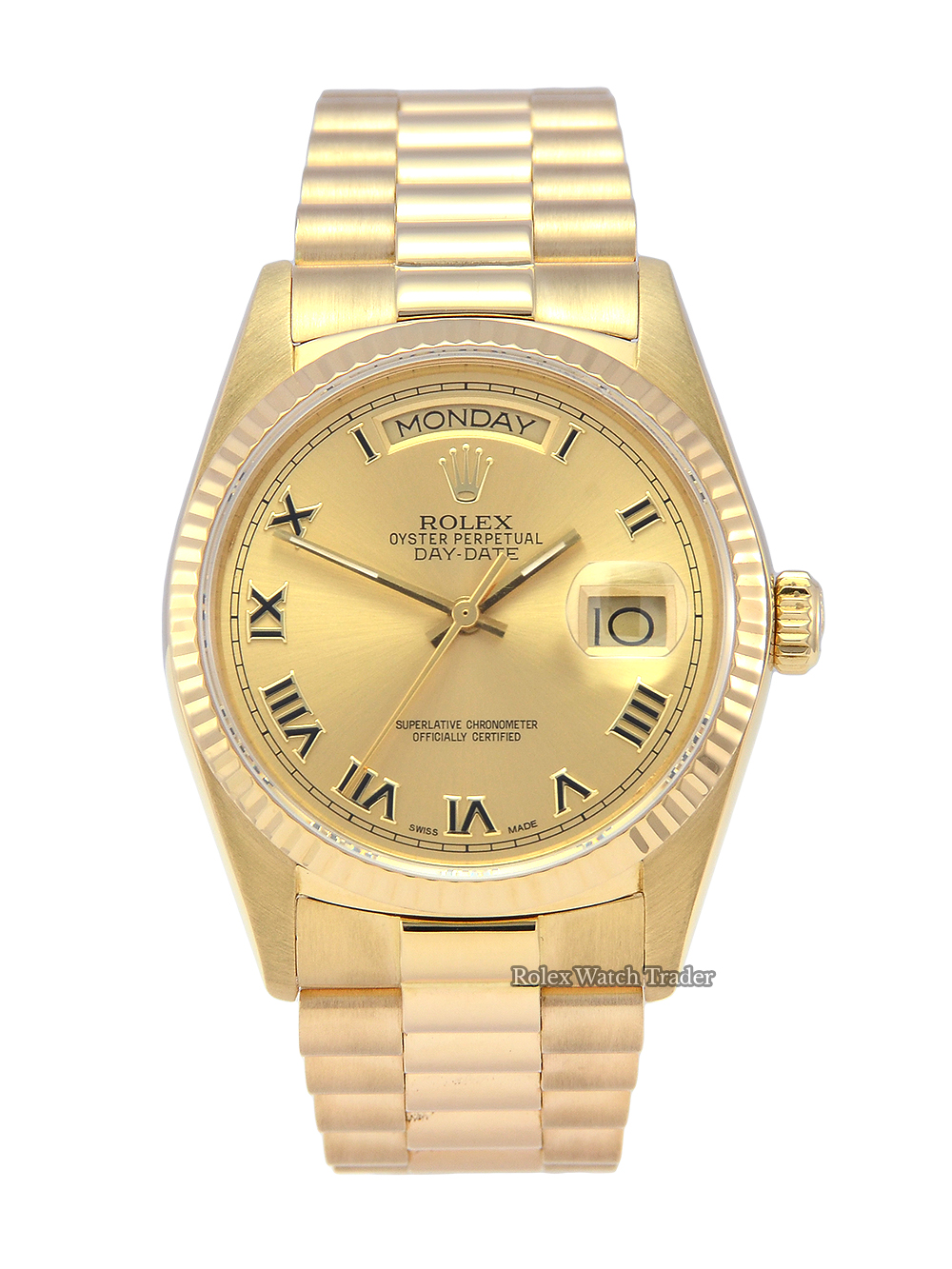 Buy Gold Rolex Day-Date 18038 • Rolex 
