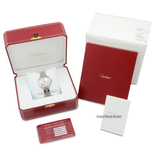 Cartier Clé De Cartier W2CL0004 Automatic Steel Rose Gold Silver Dial 31mm