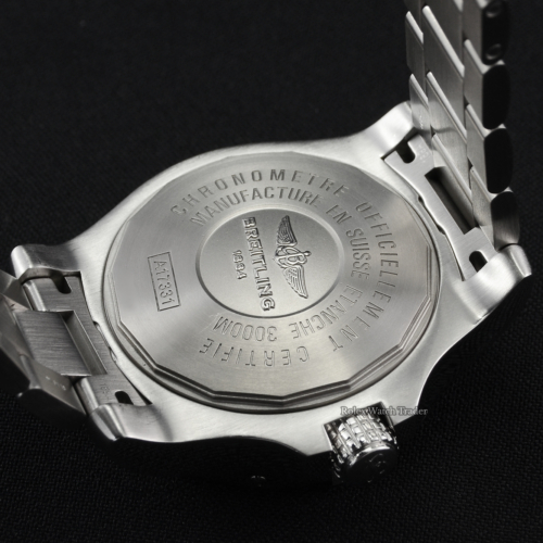 Breitling Avenger II Seawolf A17331 Cobra Yellow Dial For Sale Pre-Owned Used Second Hand Stainless Steel 2019 Box & Papers Including 2 Years Warranty