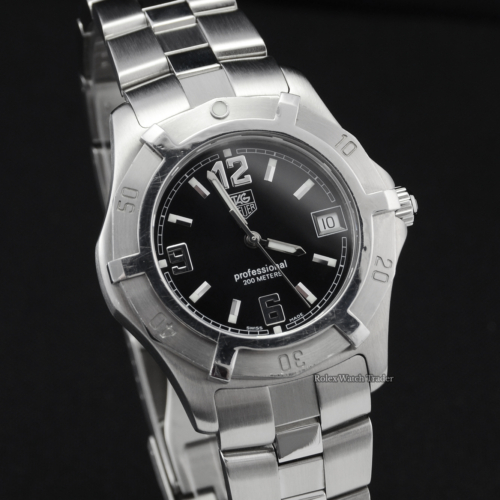 TAG Heuer 2000 Exclusive WN1110.BA0332 Steel & Black 38mm Pre-Owned Used Second Hand For Sale UK Manchester North West