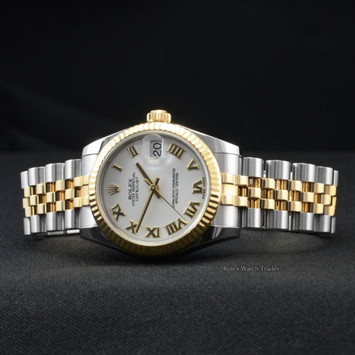 Rolex Datejust 31 178273 Mid Size White Roman Numeral Dial Lady-Datejust 178273