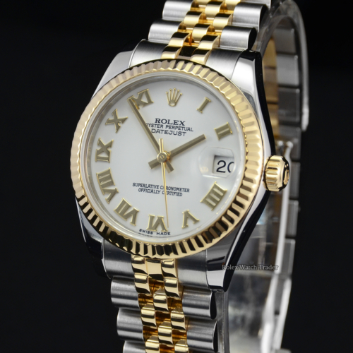 Rolex Datejust 31 178273 Mid Size White Roman Numeral Dial Lady-Datejust 178273