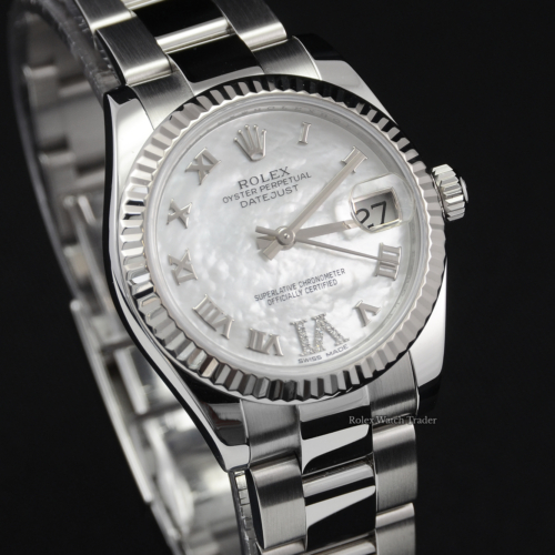 Rolex Datejust 31mm Lady-Datejust 178274 White Mother of Pearl MOP Dial Diamond VI Women's Ladies' Watch For Sale in Manchester North West UK Online