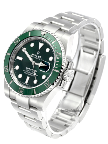 Rolex Submariner Date 116610LV Hulk 2019 Stainless Steel Green Dial Discontinued For Sale Second Hand Pre-Owned Used