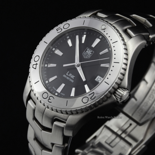 TAG Heuer Link Quartz WJ1110.BA0570 Steel 39mm Pre-Owned Second Hand Used For Sale Buy Today with One Year Warranty from Manchester UK