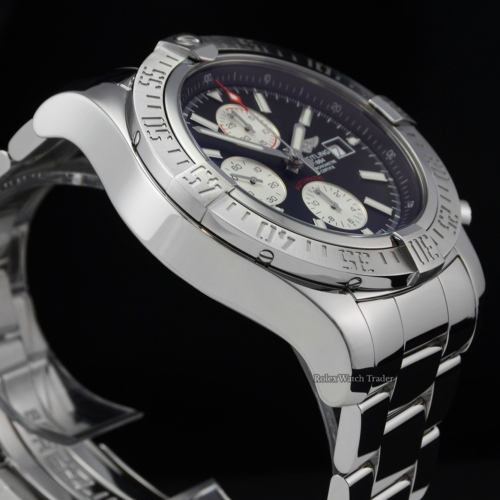 Breitling Super Avenger II A13371111B1A1 48mm Stainless Steel Men's Watch For Sale Available Purchase Online with Part Exchange or Direct Sale Manchester North West England UK Great Britain Buy Today Pre-Owned Second Hand Used