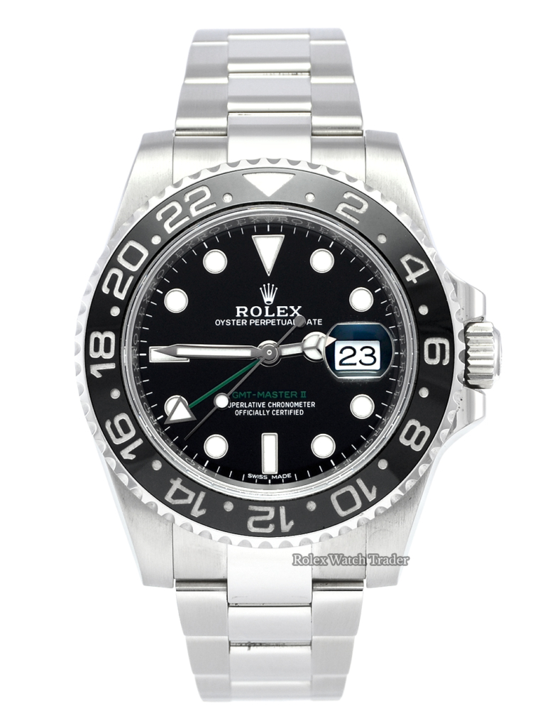 Rolex GMT-Master II 116710LN UK Black 2018 Pre-Owned Used Second Hand Excellent Condition For Sale Available Purchase Online with Part Exchange or Direct Sale Manchester North West England UK Great Britain Buy Today