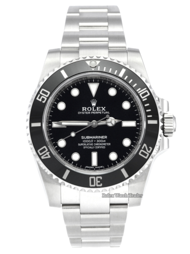Rolex Submariner No Date 114060 Unworn June 2020 UK Brand New Full 5 Year Warranty Men's Watch No Date Black Sub For Sale Available to Purchase in Manchester North West England UK