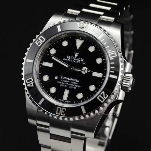 Rolex Submariner No Date 114060 Unworn June 2020 UK Brand New Full 5 Year Warranty Men's Watch No Date Black Sub For Sale Available to Purchase in Manchester North West England UK