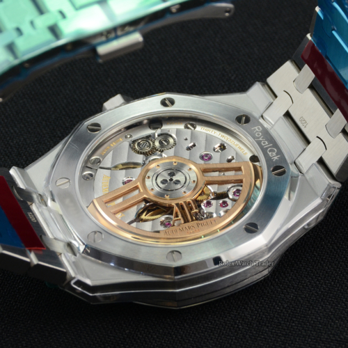 Audemars Piguet Royal Oak Selfwinding Unworn UK Complete November 2020 Stickers Brand New For Sale Available Purchase Buy Online with Part Exchange or Direct Sale Manchester North West England UK Great Britain Buy Today Free Next Day Delivery Warranty Luxury Watch Watches