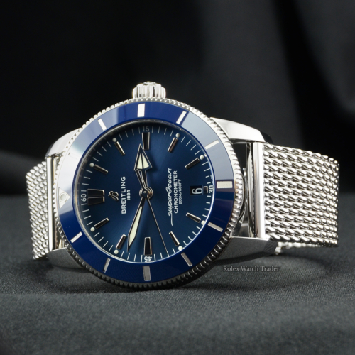 Breitling Superocean Heritage II 44 B20 AB2030161C1A1 Blue Pre-Owned Used Second Hand For Sale Available Purchase Online with Part Exchange or Direct Sale Manchester North West England UK Great Britain Buy Today