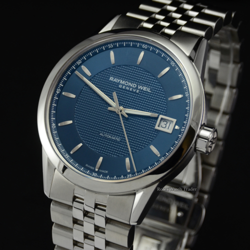 Raymond Weil Freelancer 2740-ST-50021 December 2020 Ex Display Model Pre-Owned Great Condition For Sale Available Purchase Buy Online with Part Exchange or Direct Sale Manchester North West England UK Great Britain Buy Today Free Next Day Delivery Warranty Luxury Watch Watches