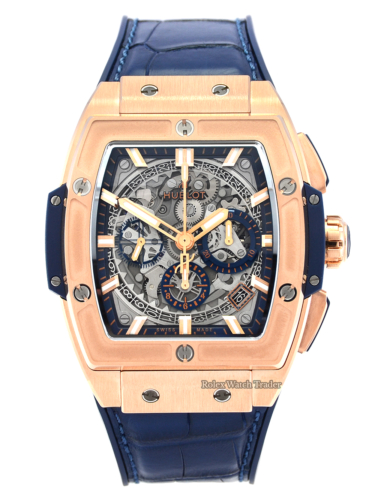 Hublot Spirit Of Big Bang King Gold 42mm 641.OX.7180.LR Chronograph Skeleton 2020 Brand New Unworn For Sale Available Purchase Buy Online with Part Exchange or Direct Sale Manchester North West England UK Great Britain Buy Today Free Next Day Delivery Warranty Luxury Watch Watches
