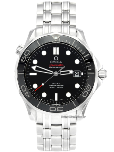 Omega Seamaster Diver 300M 212.30.41.20.01.003 41mm Black Pre-Owned Second Hand Used For Sale Available Purchase Buy Online with Part Exchange or Direct Sale Manchester North West England UK Great Britain Buy Today Free Next Day Delivery Warranty Luxury Watch Watches