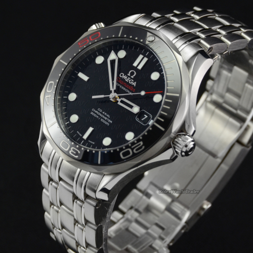 Omega Seamaster 212.30.41.20.01.005 James Bond 50th Anniversary 41mm Limited Edition Stainless Steel Pre-Owned Used Second Hand For Sale Available Purchase Buy Online with Part Exchange or Direct Sale Manchester North West England UK Great Britain Buy Today Free Next Day Delivery Warranty Luxury Watch Watches