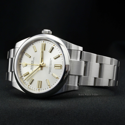 Rolex Oyster Perpetual 124300 41mm Silver Dial Unworn 2021 Pre-Owned Brand New For Sale Available Purchase Buy Online with Part Exchange or Direct Sale Manchester North West England UK Great Britain Buy Today Free Next Day Delivery Warranty Luxury Watch Watches