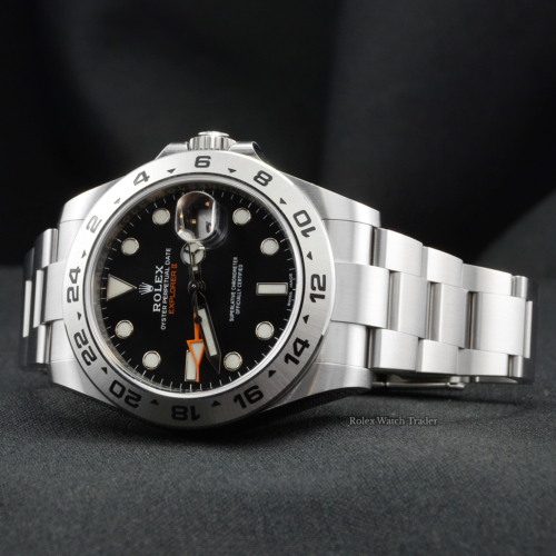 Rolex Explorer II 216570 Black Dial 2021 New Unworn For Sale Available Purchase Buy Online with Part Exchange or Direct Sale Manchester North West England UK Great Britain Buy Today Free Next Day Delivery Warranty Luxury Watch Watches