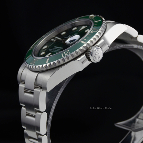 Rolex Submariner 116610LV "Hulk" 2019 Pre-Owned Used Second Hand Previously Owned Green Dial Green Bezel For Sale Available Purchase Buy Online with Part Exchange or Direct Sale Manchester North West England UK Great Britain Buy Today Free Next Day Delivery Warranty Luxury Watch Watches