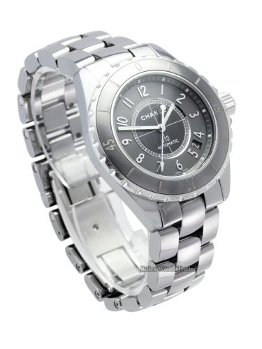 Chanel J12 Chromatic Titanium Ceramic 38mm Automatic H2979 For Sale Available Purchase Buy Online with Part Exchange or Direct Sale Manchester North West England UK Great Britain Buy Today Free Next Day Delivery Warranty Luxury Watch Watches