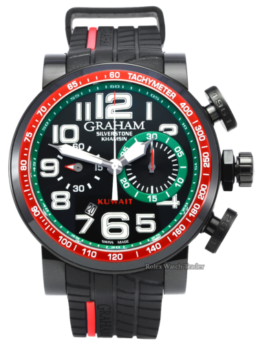 Graham Silverstone Kuwait Khamsin Limited Edition 44/50 48mm 2BLBB.B24A 2011 Rare Hard To Find Unworn Brand New For Sale Available Purchase Buy Online with Part Exchange or Direct Sale Manchester North West England UK Great Britain Buy Today Free Next Day Delivery Warranty Luxury Watch Watches