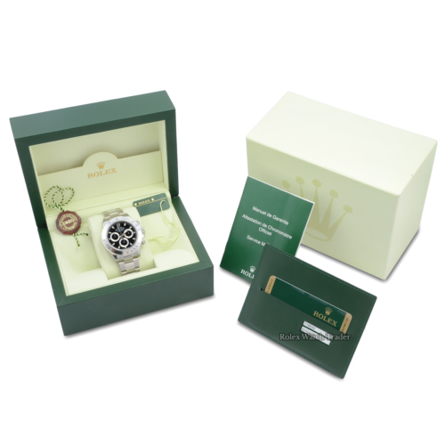 Rolex Daytona 116520 NOS Full Stickers Unworn 2011 Black Dial New Old Stock Brand New Unworn Unused Stainless Steel Black Dial For Sale Available Purchase Buy Online with Part Exchange or Direct Sale Manchester North West England UK Great Britain Buy Today Free Next Day Delivery Warranty Luxury Watch Watches