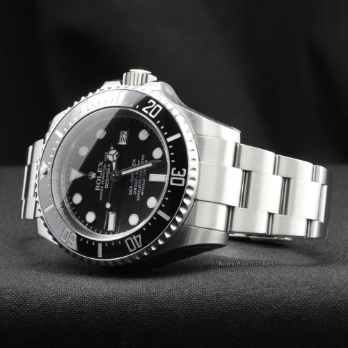 Rolex Sea-Dweller Deepsea 116660 Rolex 2021 Service Stickers Unworn Since Stainless Steel Water Resistant To 3900m For Sale Available Purchase Buy Online with Part Exchange or Direct Sale Manchester North West England UK Great Britain Buy Today Free Next Day Delivery Warranty Luxury Watch Watches
