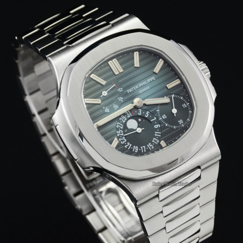 Patek Philippe Nautilus 5712/1A-001 Serviced by Patek Philippe 2 Years Warranty For Sale Available Purchase Buy Online with Part Exchange or Direct Sale Manchester North West England UK Great Britain Buy Today Free Next Day Delivery Warranty Luxury Watch Watches