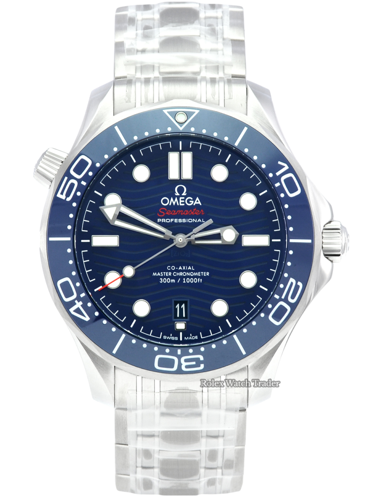 Omega Seamaster Diver 300 M 210.30.42.20.03.001 Unworn 05/2021 Brand New with Factory Stickers Box & Papers Men's Diving Sports For Sale Available Purchase Buy Online with Part Exchange or Direct Sale Manchester North West England UK Great Britain Buy Today Free Next Day Delivery Warranty Luxury Watch Watches