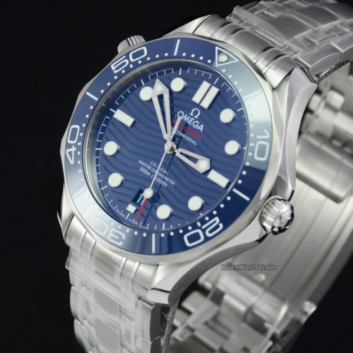 Omega Seamaster Diver 300 M 210.30.42.20.03.001 Unworn 05/2021 Brand New with Factory Stickers Box & Papers Men's Diving Sports For Sale Available Purchase Buy Online with Part Exchange or Direct Sale Manchester North West England UK Great Britain Buy Today Free Next Day Delivery Warranty Luxury Watch Watches