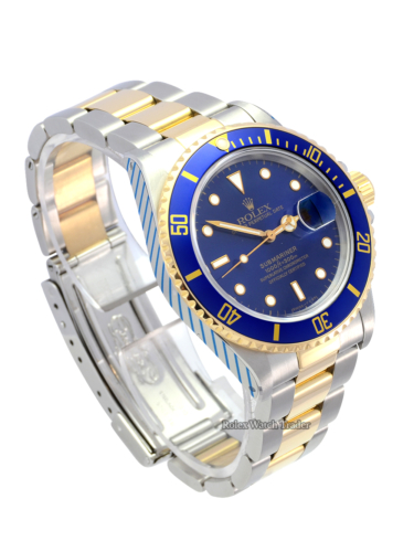 Rolex Submariner Date 16803 with a Rolex service For Sale Available Purchase Buy Online with Part Exchange or Direct Sale Manchester North West England UK Great Britain Buy Today Free Next Day Delivery Warranty Luxury Watch Watches