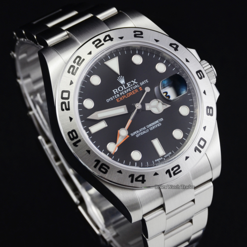 Rolex Explorer II 216570 Black Dial Unworn Brand New Stainless Steel For Sale Available Purchase Buy Online with Part Exchange or Direct Sale Manchester North West England UK Great Britain Buy Today Free Next Day Delivery Warranty Luxury Watch Watches
