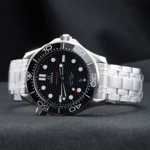 Omega Seamaster Diver 300M 210.30.42.20.01.001 Stickers Black Dial 42mm Unworn Brand New Men's For Sale Available Purchase Buy Online with Part Exchange or Direct Sale Manchester North West England UK Great Britain Buy Today Free Next Day Delivery Warranty Luxury Watch Watches