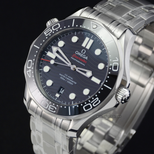 Omega Seamaster Diver 300M 210.30.42.20.01.001 Stickers Black Dial 42mm Unworn Brand New Men's For Sale Available Purchase Buy Online with Part Exchange or Direct Sale Manchester North West England UK Great Britain Buy Today Free Next Day Delivery Warranty Luxury Watch Watches