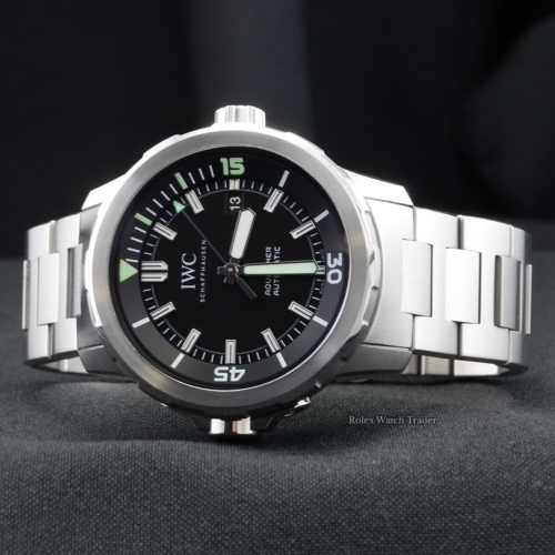 IWC Aquatimer Automatic IW329002 Black Dial 2017 Pre-Owned Second Hand Used Men's 42mm For Sale Available Purchase Buy Online with Part Exchange or Direct Sale Manchester North West England UK Great Britain Buy Today Free Next Day Delivery Warranty Luxury Watch Watches
