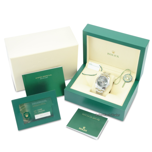 Rolex Datejust 41 126300 Oyster Wimbledon Dial Unworn with some Stickers Brand New Men's 41mm For Sale Available Purchase Buy Online with Part Exchange or Direct Sale Manchester North West England UK Great Britain Buy Today Free Next Day Delivery Warranty Luxury Watch Watches