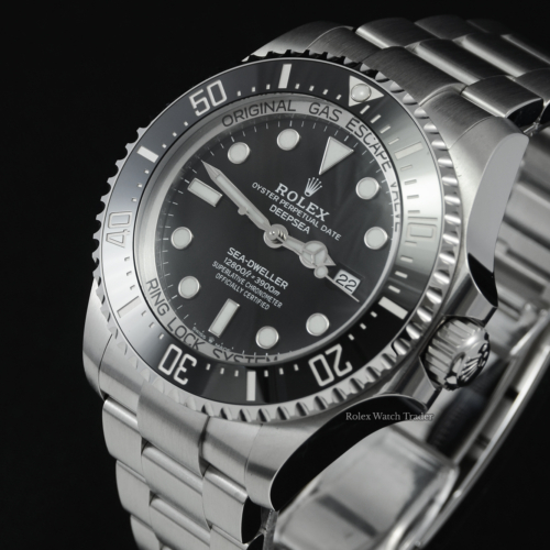 Rolex Sea-Dweller Deepsea 126660 Unworn 2021 Black Dial Stainless Steel 44mm Diver's Men's For Sale Available Purchase Buy Online with Part Exchange or Direct Sale Manchester North West England UK Great Britain Buy Today Free Next Day Delivery Warranty Luxury Watch Watches